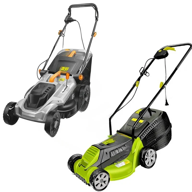 2400 Вт 220 В мощная прополка 3600 об/мин электрическая газонокосилка ручной толкающий