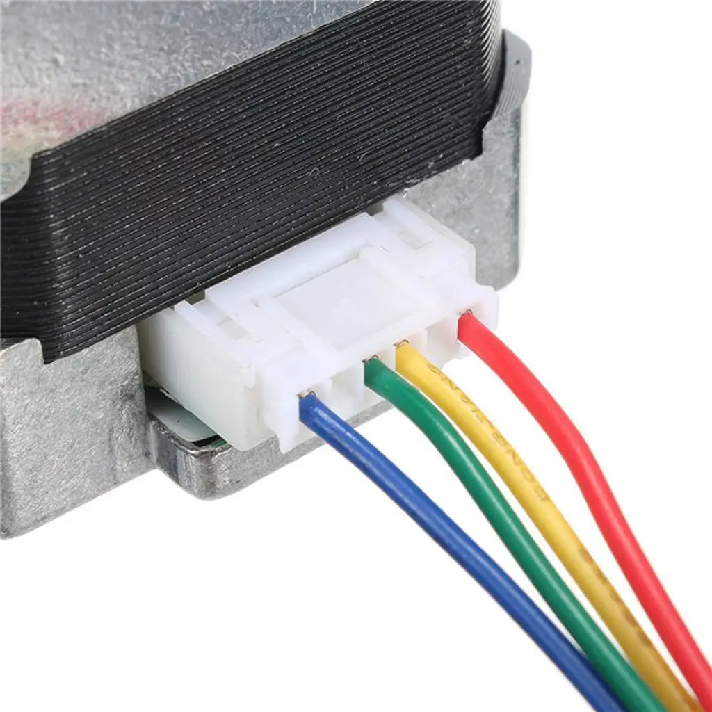 

Nema 17 биполярный шаговый двигатель 28N cm 0 4A 12V для 3D-принтера CNC DIY