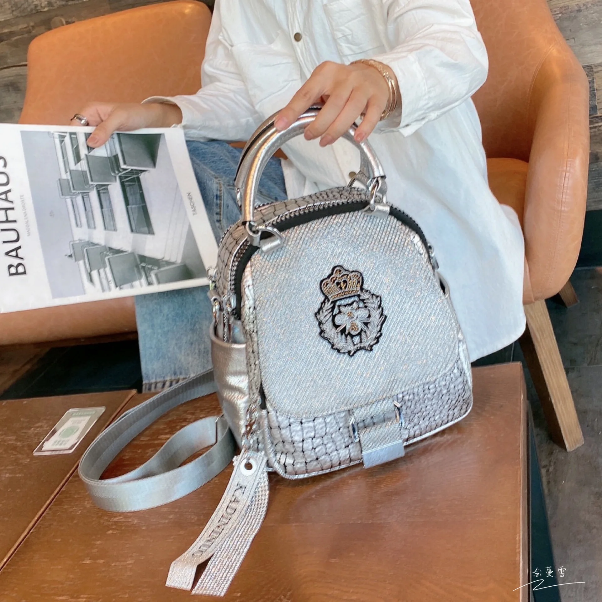

High-Grade Bag Women's New Western Style Messenger Bag Fashion Trendy Backpack Backpack Popular Bag