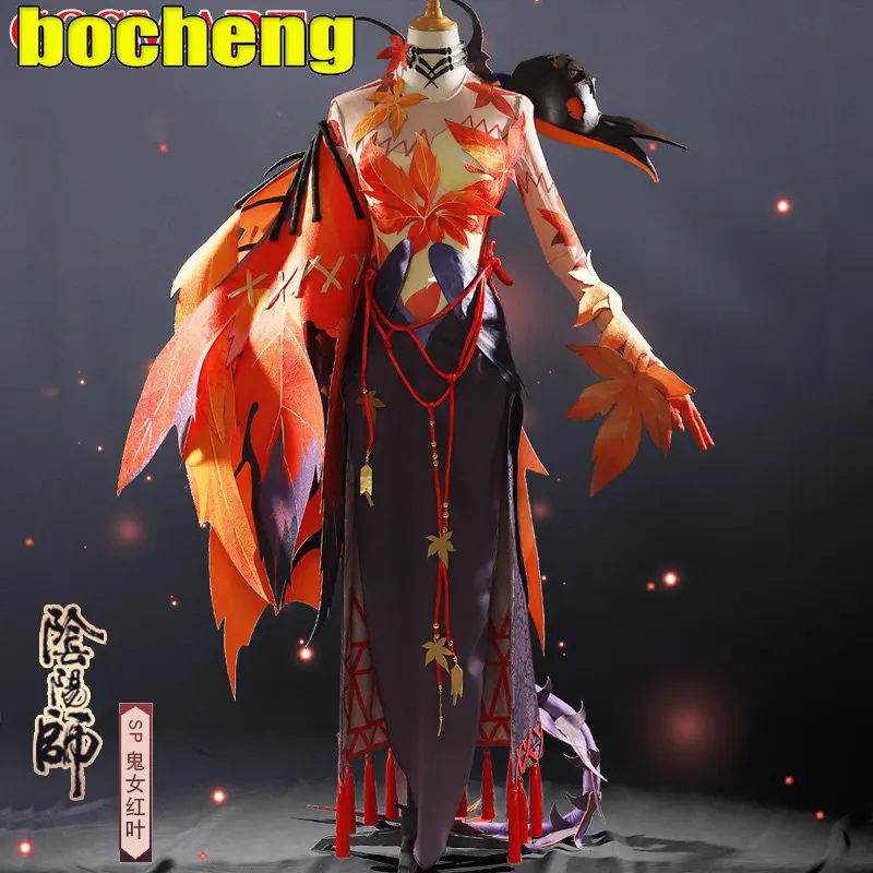 

Костюм для косплея игры Onmyoji SP, кийё, Кийо, кожа, костюм для косплея, платье, наряд для Хэллоуина для женщин, новинка