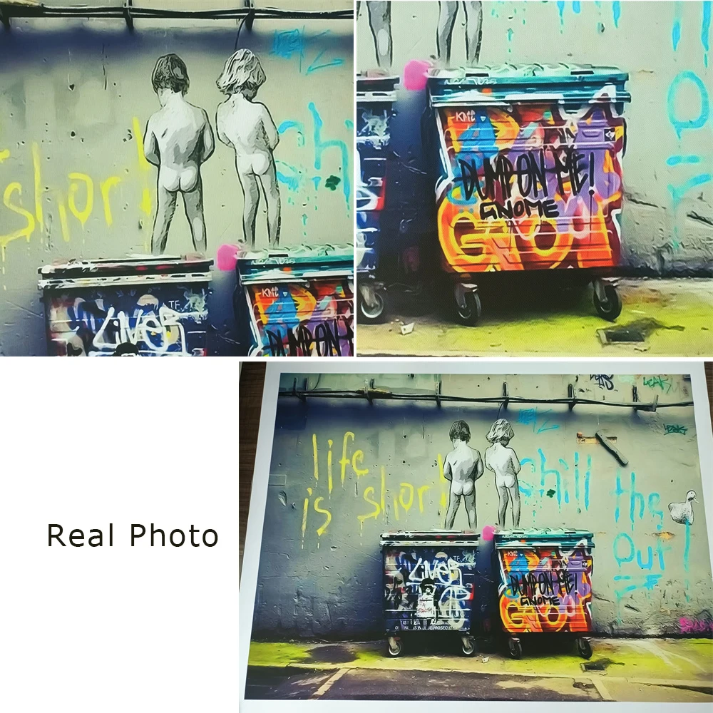 Абстрактная картина &quotСоздание Адама&quot Fashionista печать на холсте