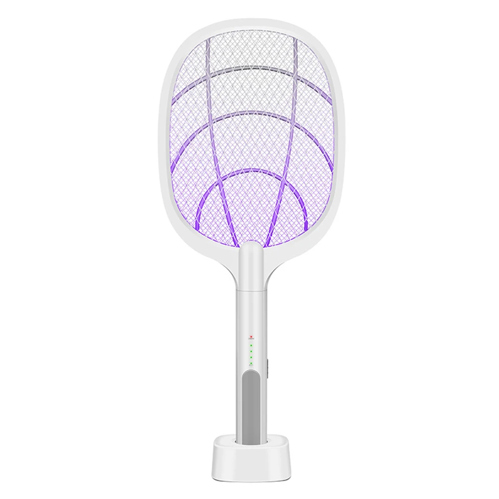

3000V Electric Mosquito Swatter Killer USB Rechargeable Home Fly Mosquito Swatter Bug Zapper Racket Insect Trap Pest Control