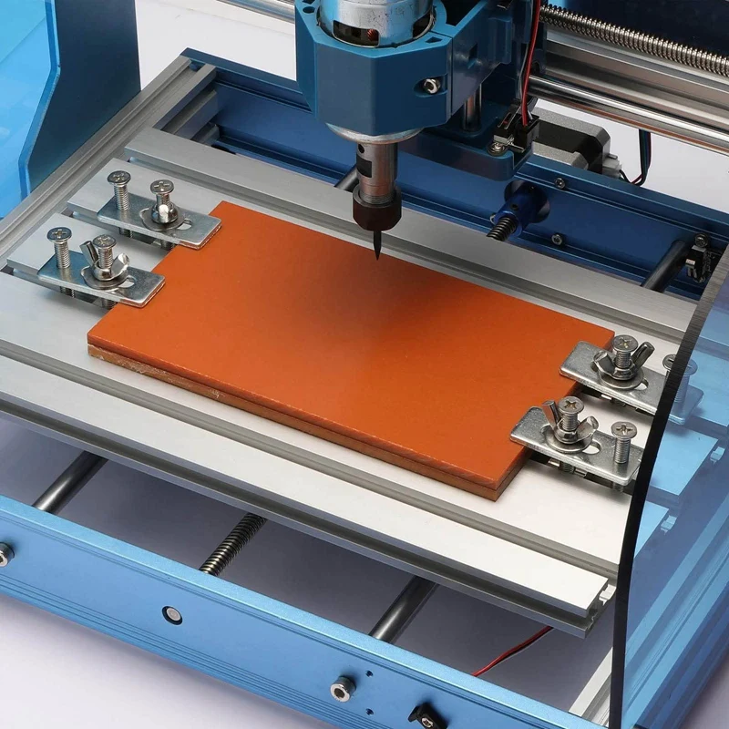 8 Pcs Mini Hold Down Clamp Kit Antislip Horizontal With For 3018-PRO 3018-MX3 3018-Prover 1810-PRO CNC Router Machine