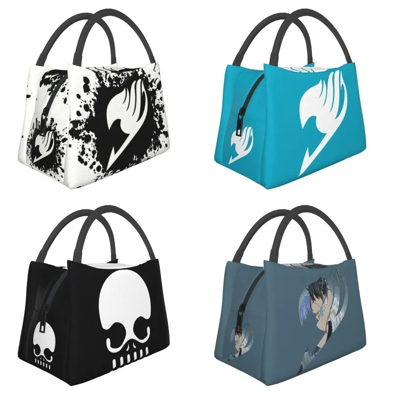 

Термоизолированная сумка для ланча Fairy Tail, японская аниме манга, многоразовая сумка для ланча для улицы, кемпинга, путешествий, хранения еды, коробка для еды