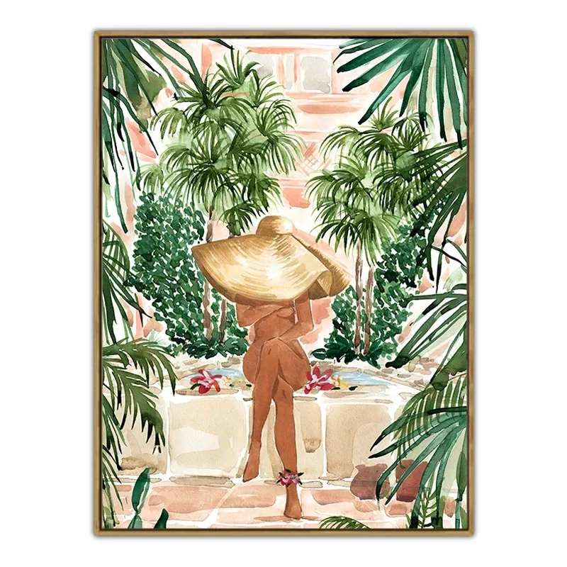 

Печать на холсте "Бохо Марокканские Женские Натуральные Тропические Джунгли"