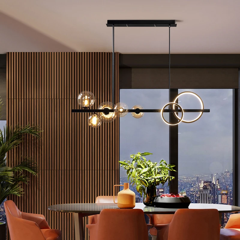 Лампа для столовой современный минималистский скандинавский светильник