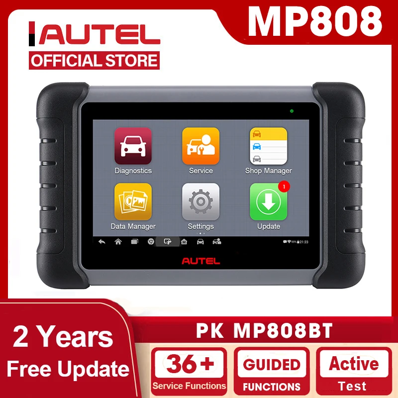 

Autel MaxiPro MP808 Diagnostic Tool Automotive Scanner 36 Reset Key Coding OBD OBD2 Scanner PK MP808BT 2 Years Update