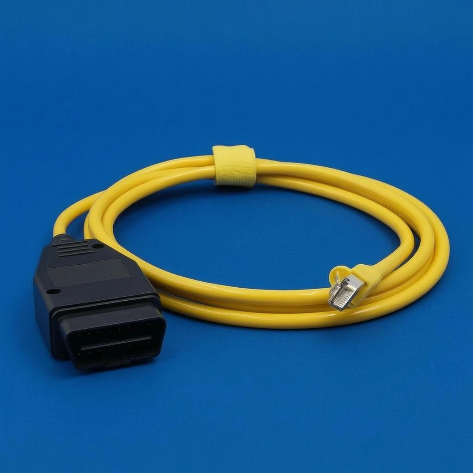 Кабель Ethernet-OBD для немецких автомобилей, кабель для конфигурации и кодирования немецких автомобилей, адаптер OBD Ethernet, желтый (art.: 3920db270c0cc) - 3920db270c0cc