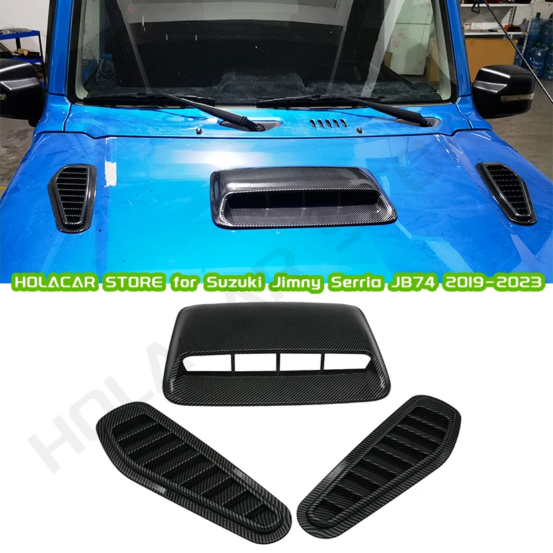 

Для Suzuki Jimny JB64 JB74 2019 2020 2021 2022 2023 передний капот двигателя овальная крышка вентиляционная крышка декоративная для Suzuki аксессуары для Jimny