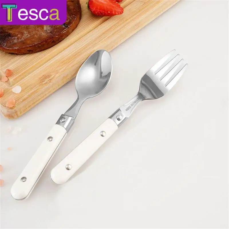 

Stainless Steel High Hardness Stainless Steel Stainless Steel Spoon Not Easy To Rust Children Tableware Direct Contact With Food
