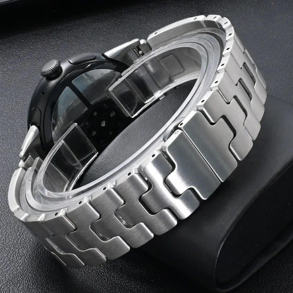 Ремешок из нержавеющей стали Satine Grand H для Google Pixel Watch 3 браслет 45 мм PIXCEL