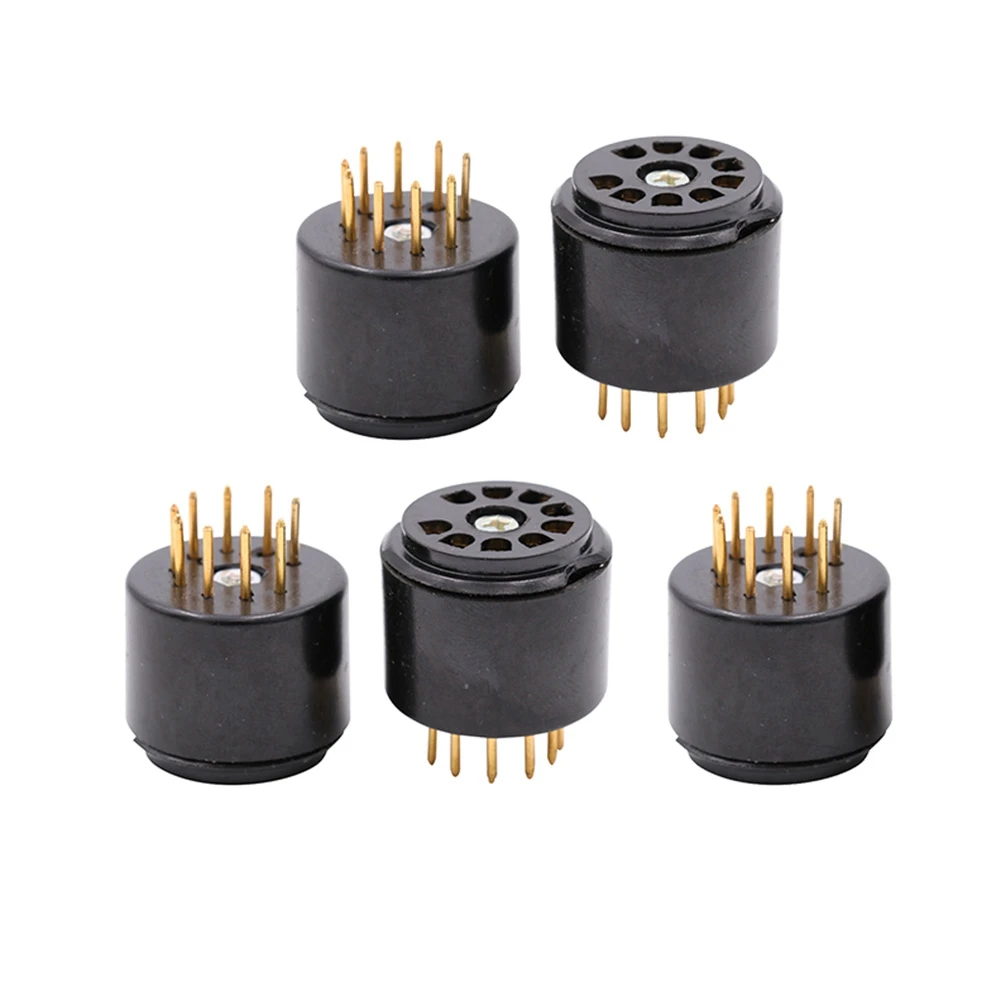 

Тестирование розетки для вакуумной трубки 9Pin для 6DJ8 12AX7 ECC83 B339 CV492 6L13 12AU7 ECC82 B329 Hifi позолоченный