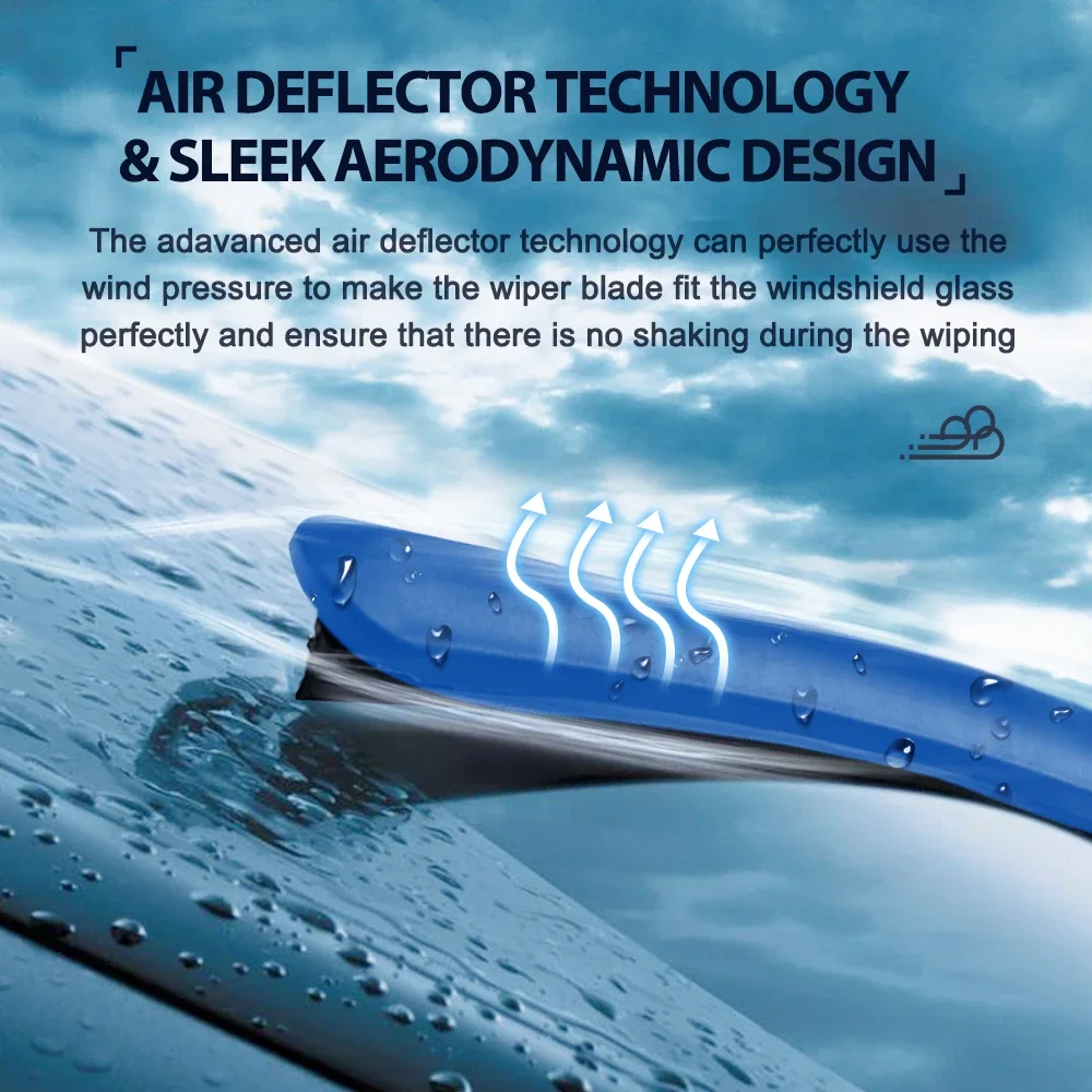 LNJING красочные щетки стеклоочистителя для VW Volkswagen T5 Transporter Caravelle Multivan California 2003 2010