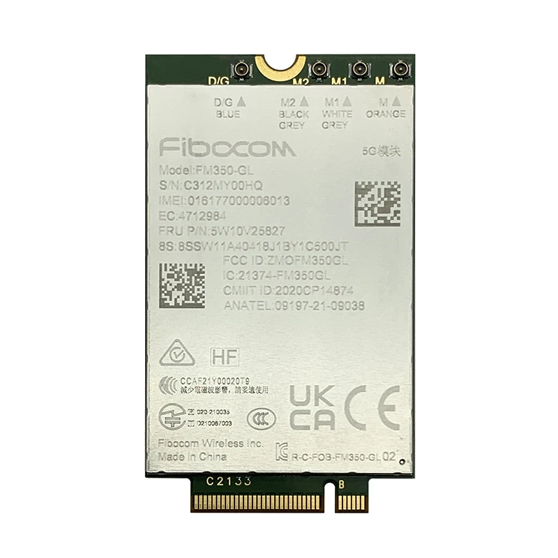Fibocom FM350-GL 5G Module for Thinkpad X1 Carbon 10th Yoga 7th X13 T14S Gen3 P1 X1 Extreme Gen5 laptop
