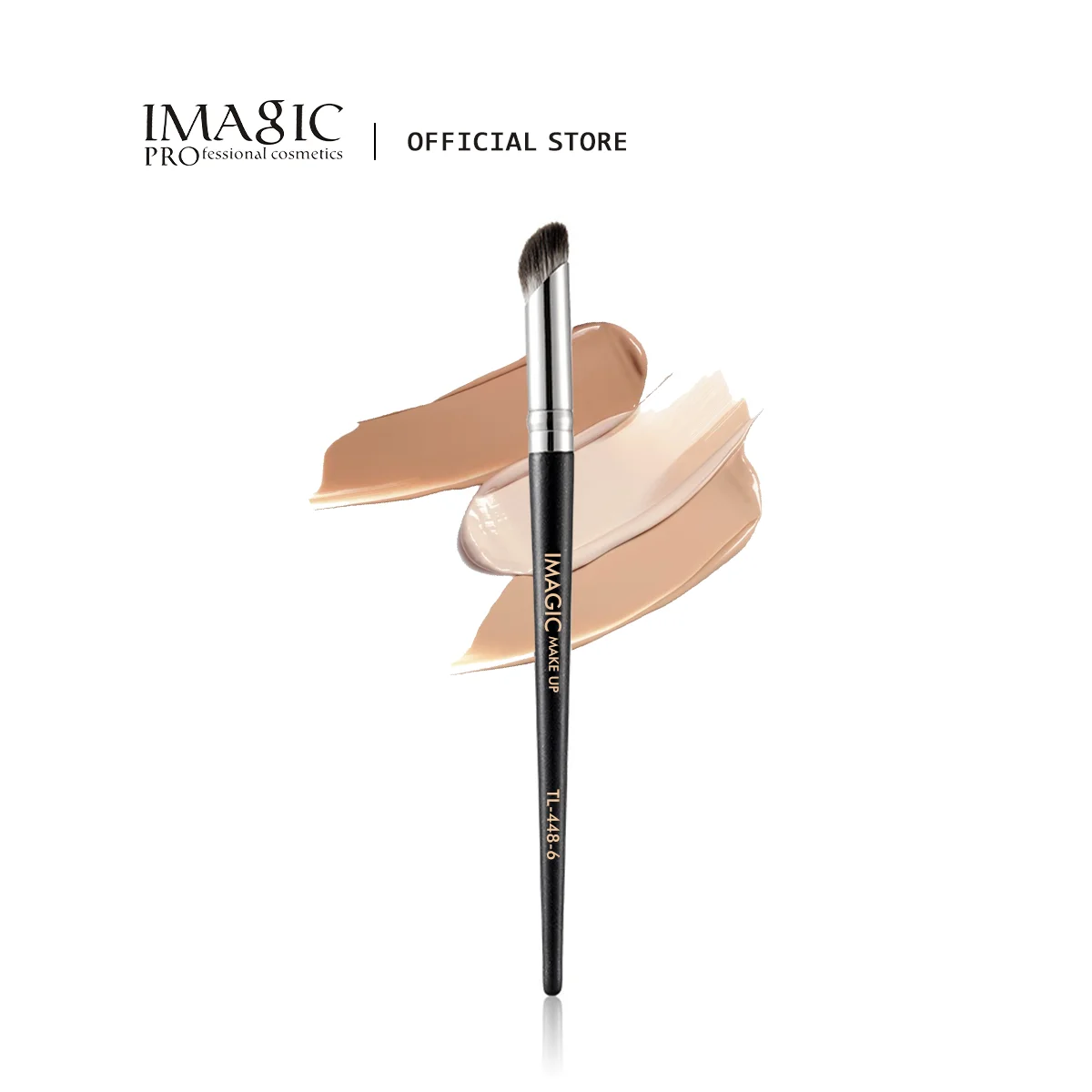 

IMAGIC 1Pcs Face Concealer Brush Nose Shadow Contour Brushes Foundation Synthetic Hair Professional Makeup Tools Beauty Cosmetic