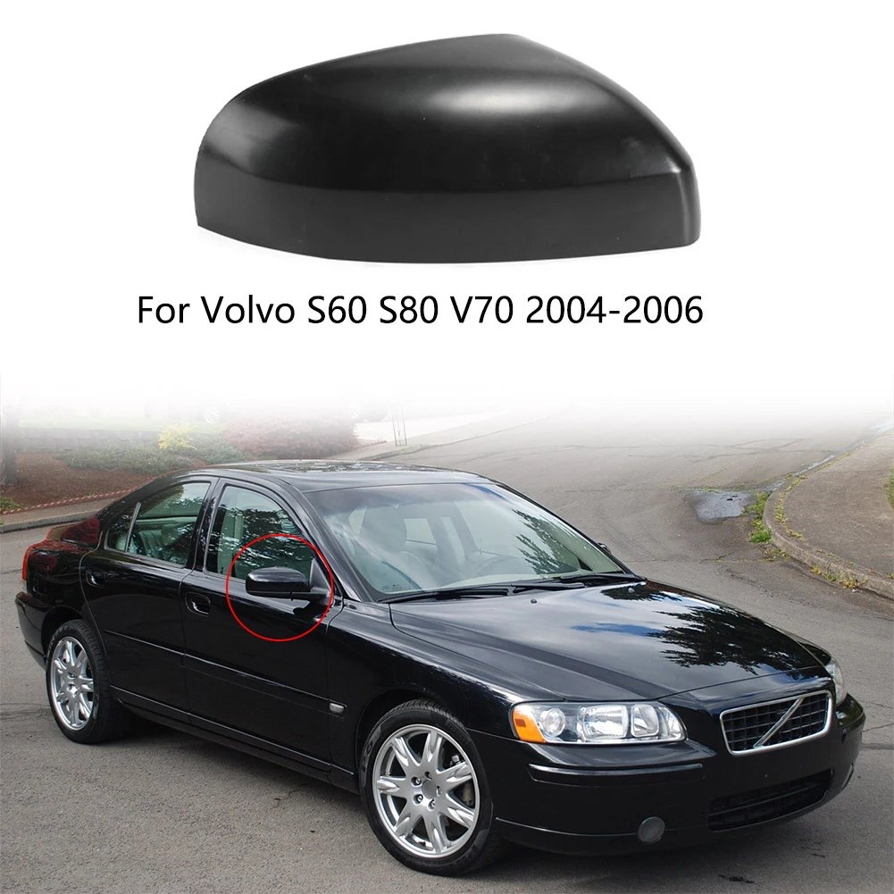 

Reversing Mirror Shells Rearview Mirror Cover Side Wing Door Mirror Cover Cap Left Right Fits S60 S80 V70 2004-2006 39979044