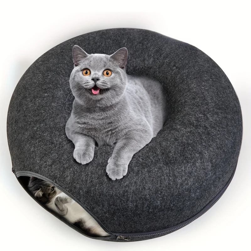 Домик для кошек домашних весом до 30 фунтов съемная и моющаяся кровать с большим