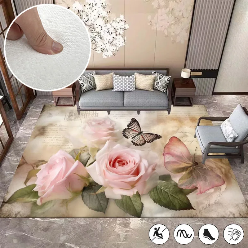 Американские ковры в стиле ретро для гостиной коврики большого размера с