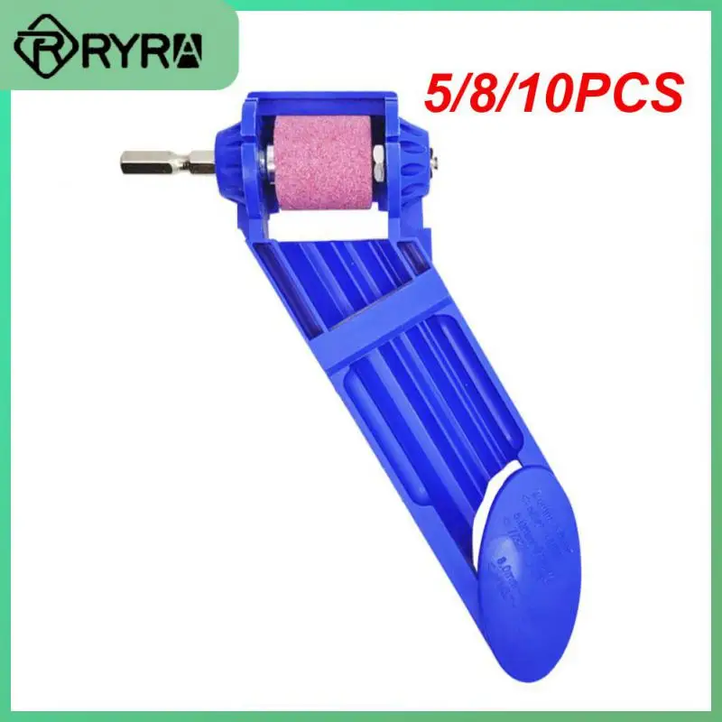 

5/8/10PCS 1 Set Hand Tools Drill Bits Set Sharpener Portable Drill Bit Sharpener Bit Tool Sharpening Machine Tool Accessories