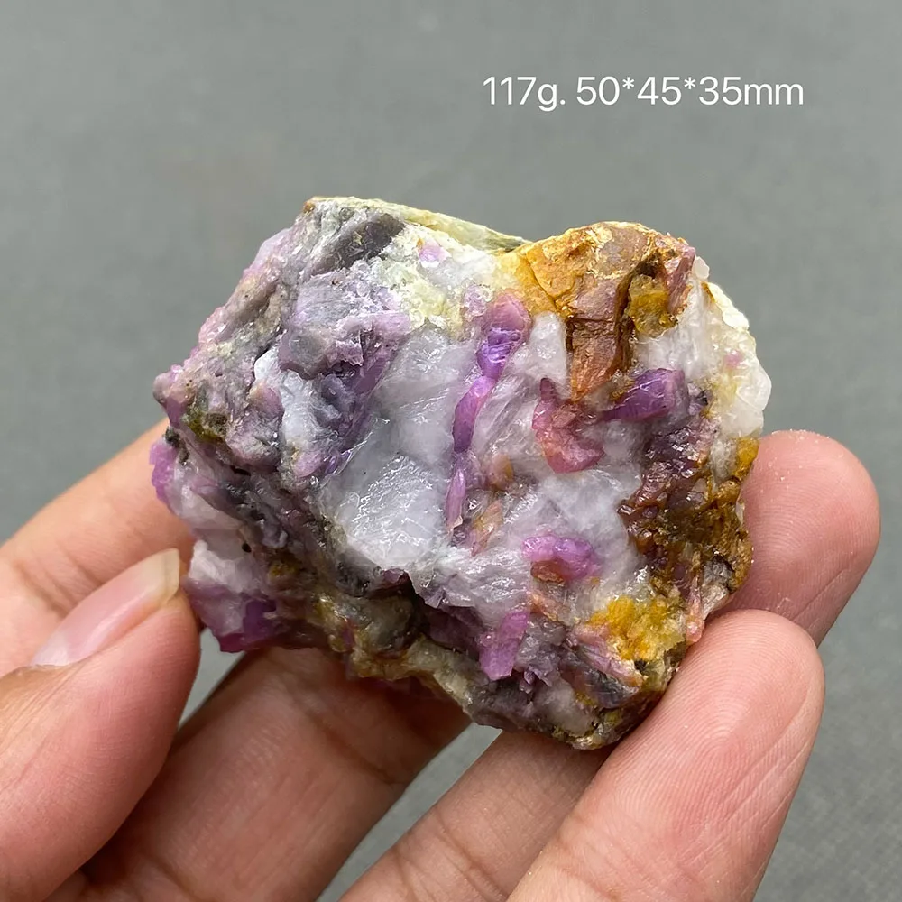 100% натуральный флуоресцентный рубин бриллиантовые камни и кристаллы Исцеляющие