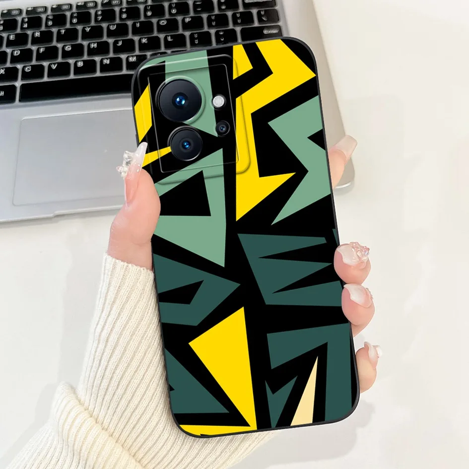Противоударный бампер для Infinix Zero 5G 2023 X6815C X6815D милый чехол из ТПУ с изображением