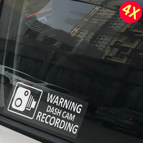 4 шт., автомобильные наклейки для видеокамеры, грузовика, такси, автобуса
