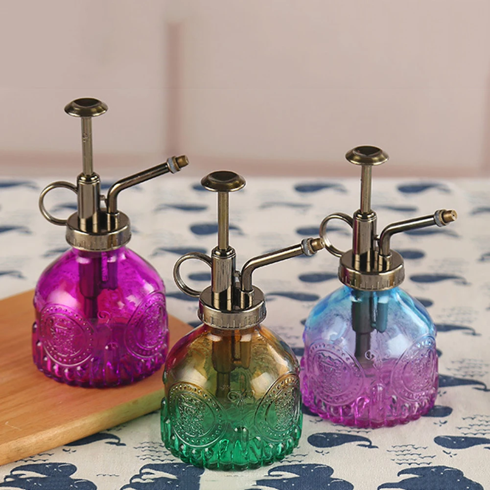 

Винтажный спринклер для растений, 200 мл, стеклянная бутылка для воды, лейка для цветов, садовый инструмент, домашний декор