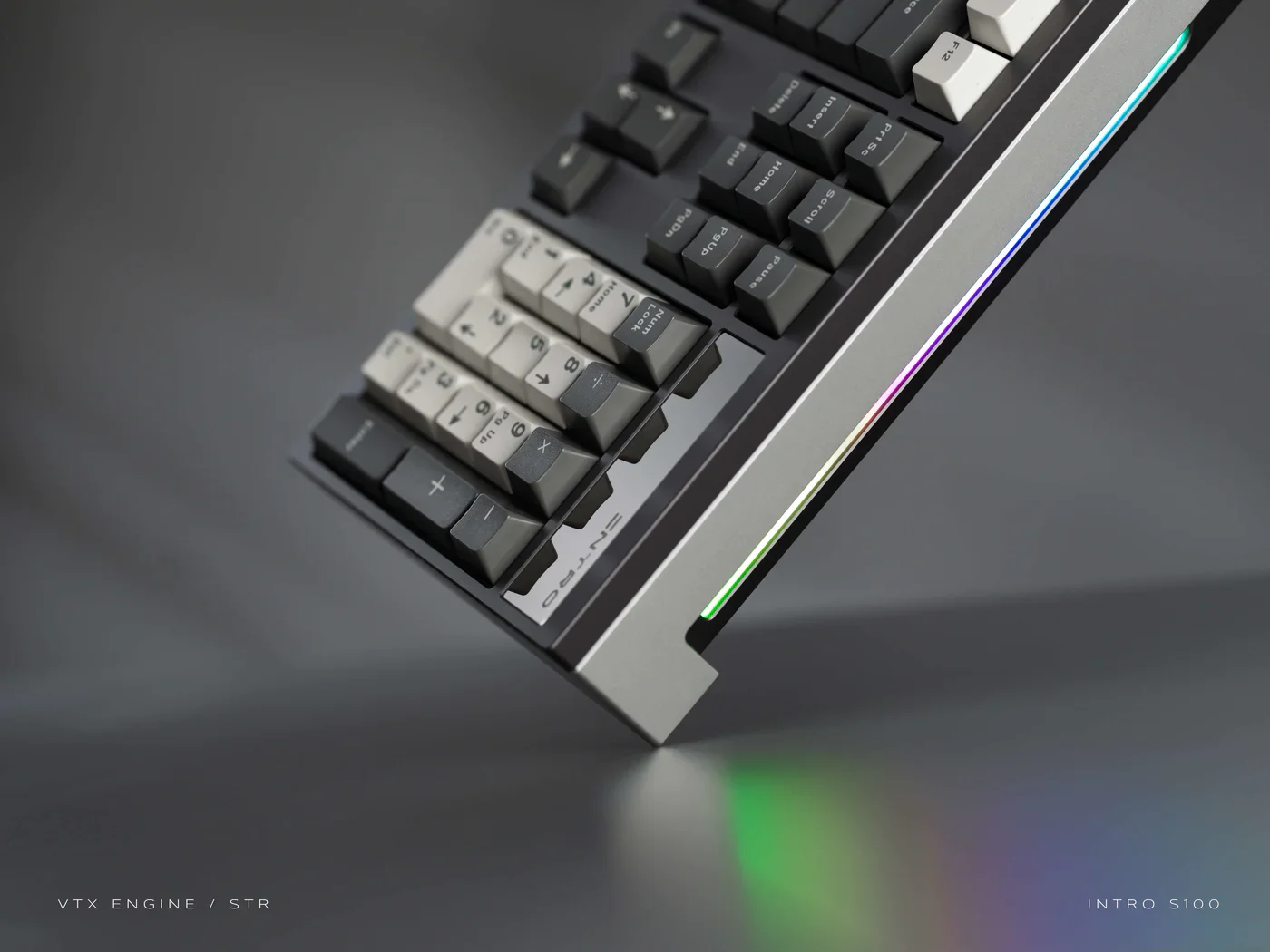 Комплект механической клавиатуры Vertex INTRO S100 из алюминиевого сплава трехрежимная