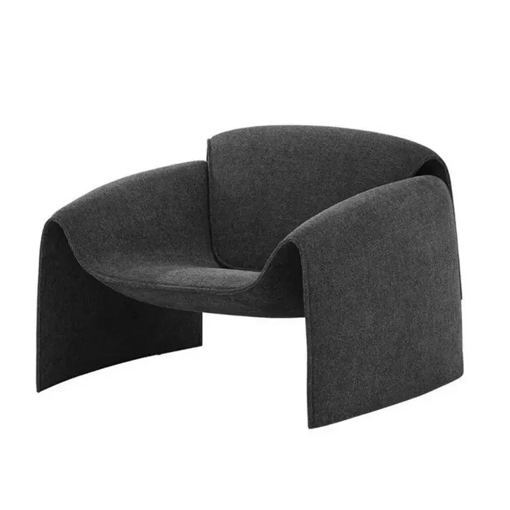 Tempo Lebero Rilassante Casa Sedia a granchio scanalata Soggiorno semicir aand da divano monoposto colorata con