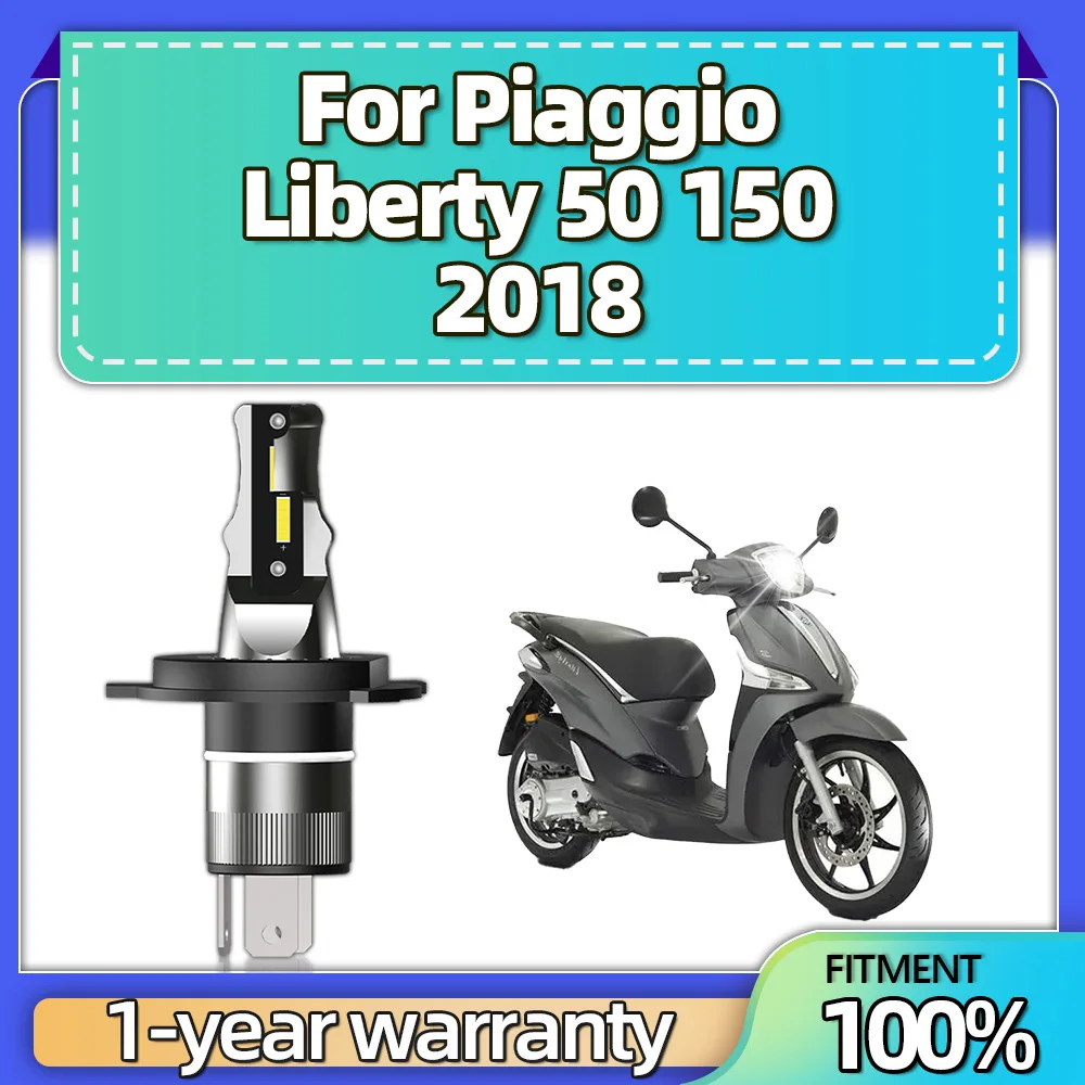 Для Piaggio Liberty 50 150 2018 15000LM 1 шт. H4 Лампа для фар головного света CSP 3570