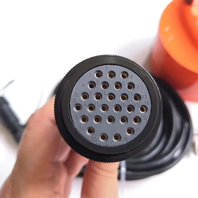 Трехосный геофон 2 Гц EG-2-II в металлическом корпусе с гнездовым разъемом NK27