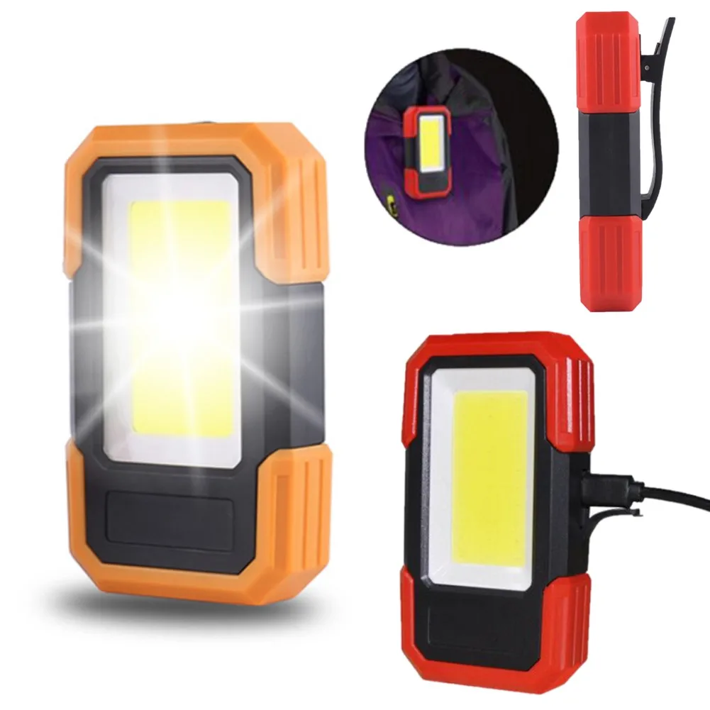 

Outdoor COB Work Light Portable USB Rechargeable Maintenance Emergency Lamp Portable Flashlight Waterproof for Camping Hiking