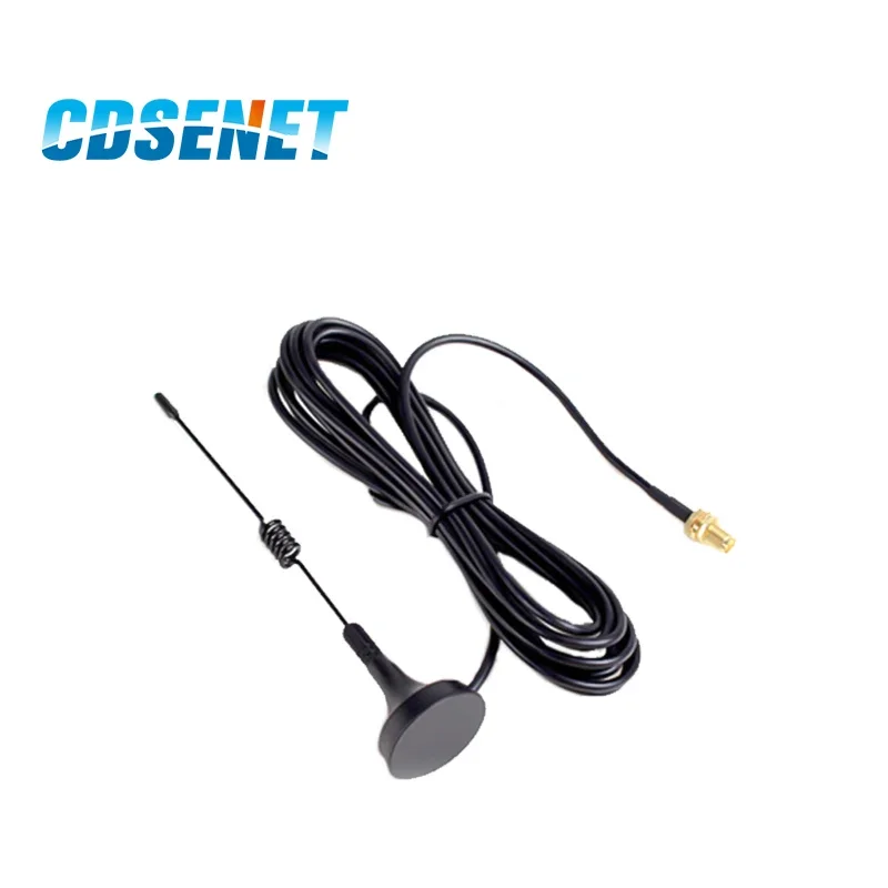 

2,4 ГГц Wifi uhf присоска антенна Усиление SMA Мужской TX2400-XP-150 1,5 дБи м Удлинительный кабель uhf радиоантенна CDSENET