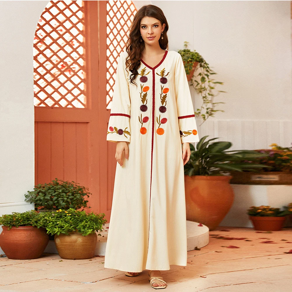 

Женское платье-макси Kaftan Abaya Dubai, мусульманское хиджаб