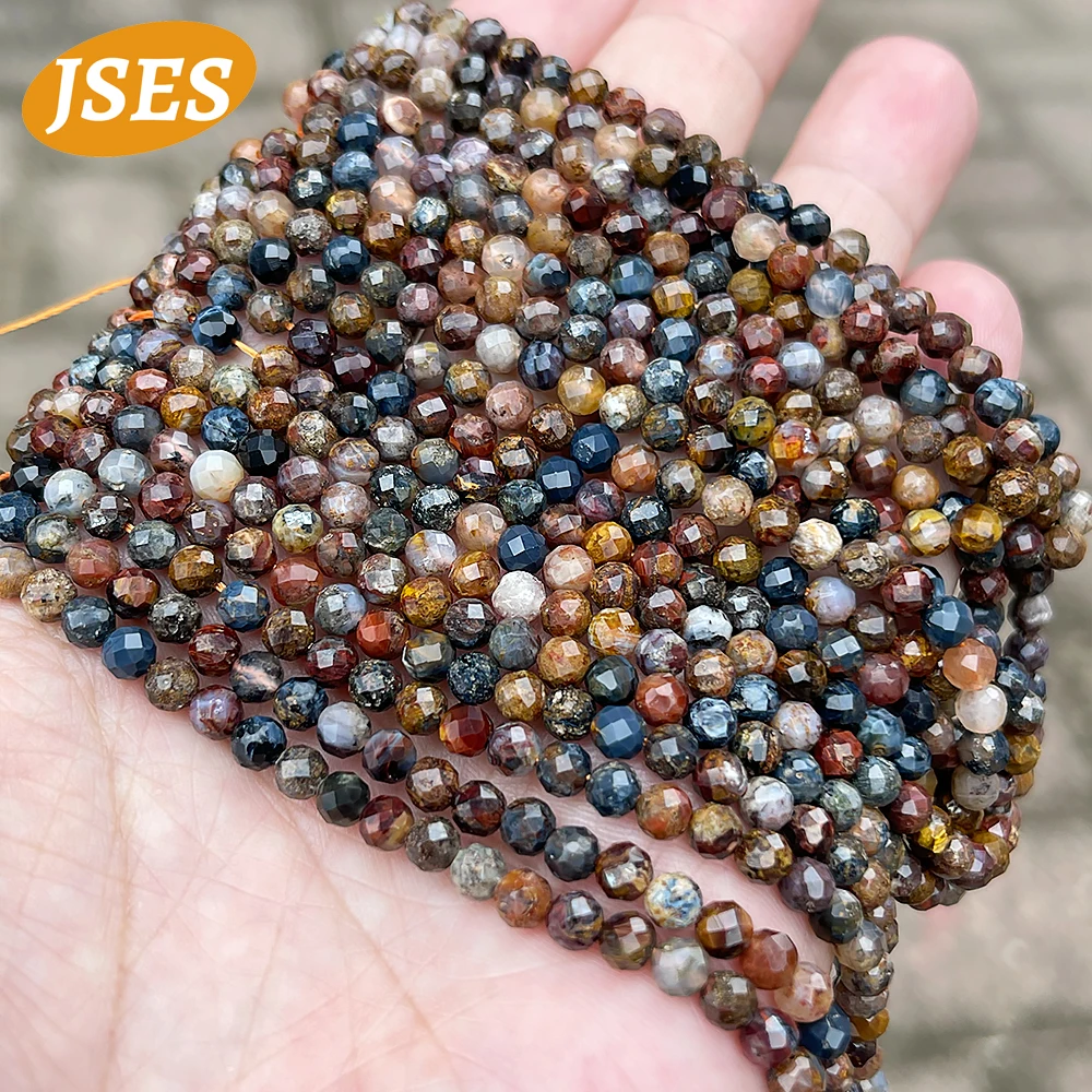 Натуральные 4 мм граненые бусины для изготовления ювелирных изделий