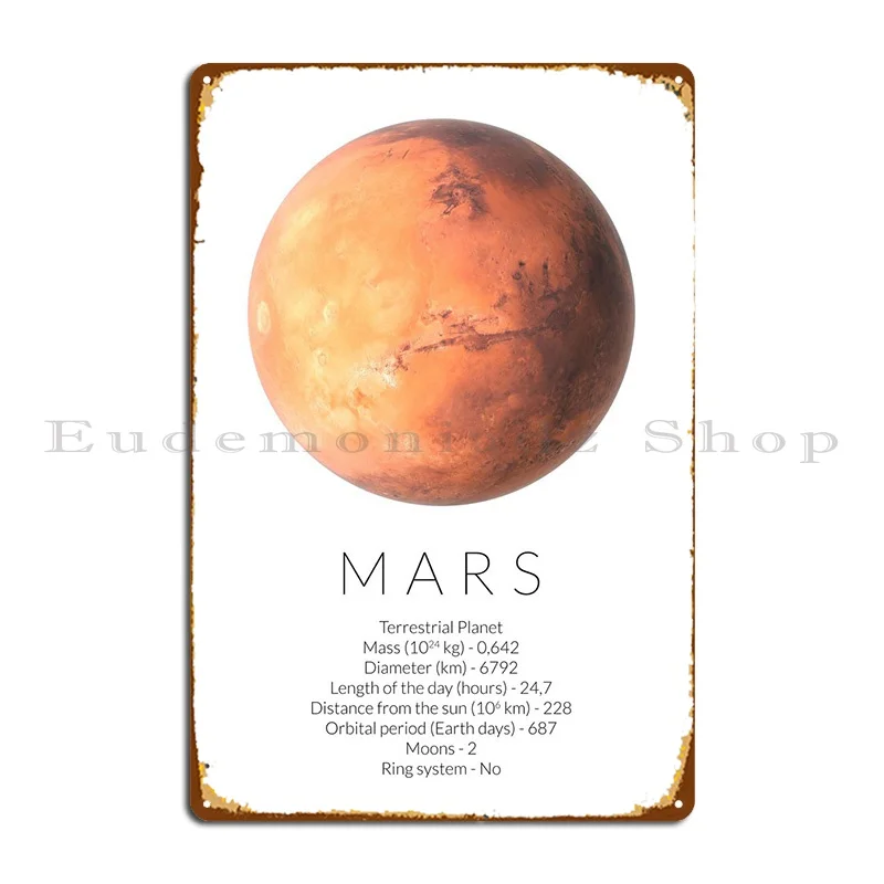 

Марс планета основные факты металлический знак символ клуба паба кинотеатра бара жестяной знак плакат