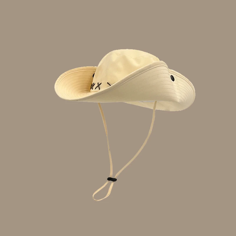 Шляпа в ковбойском стиле женская Солнцезащитная шляпа с широкими полями