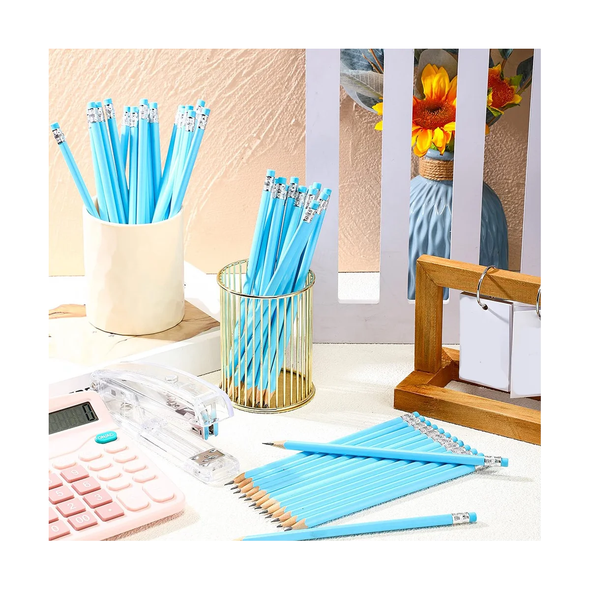 

100 Pcs Triangular Grip Pencils Wedding Pencils Pencil Pack Wood Pencils with Eraser for School Drawing