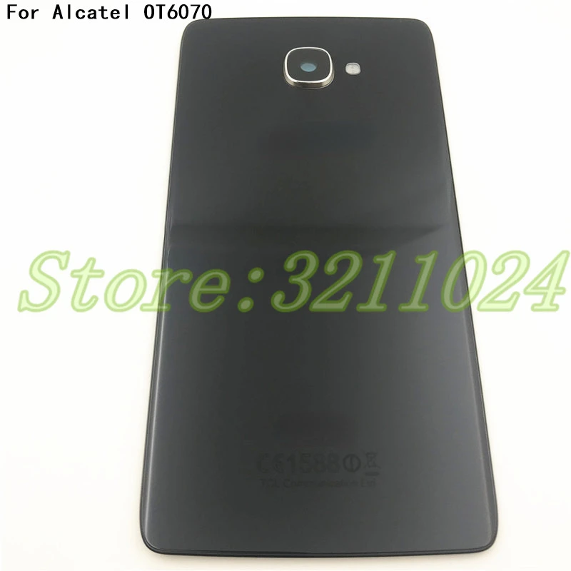 

Good quality Glass Battery Cover For Alcatel One Touch IDOL OT6070 6070K 6070Y 6070 Rear Housing Back Case+Camera Lens