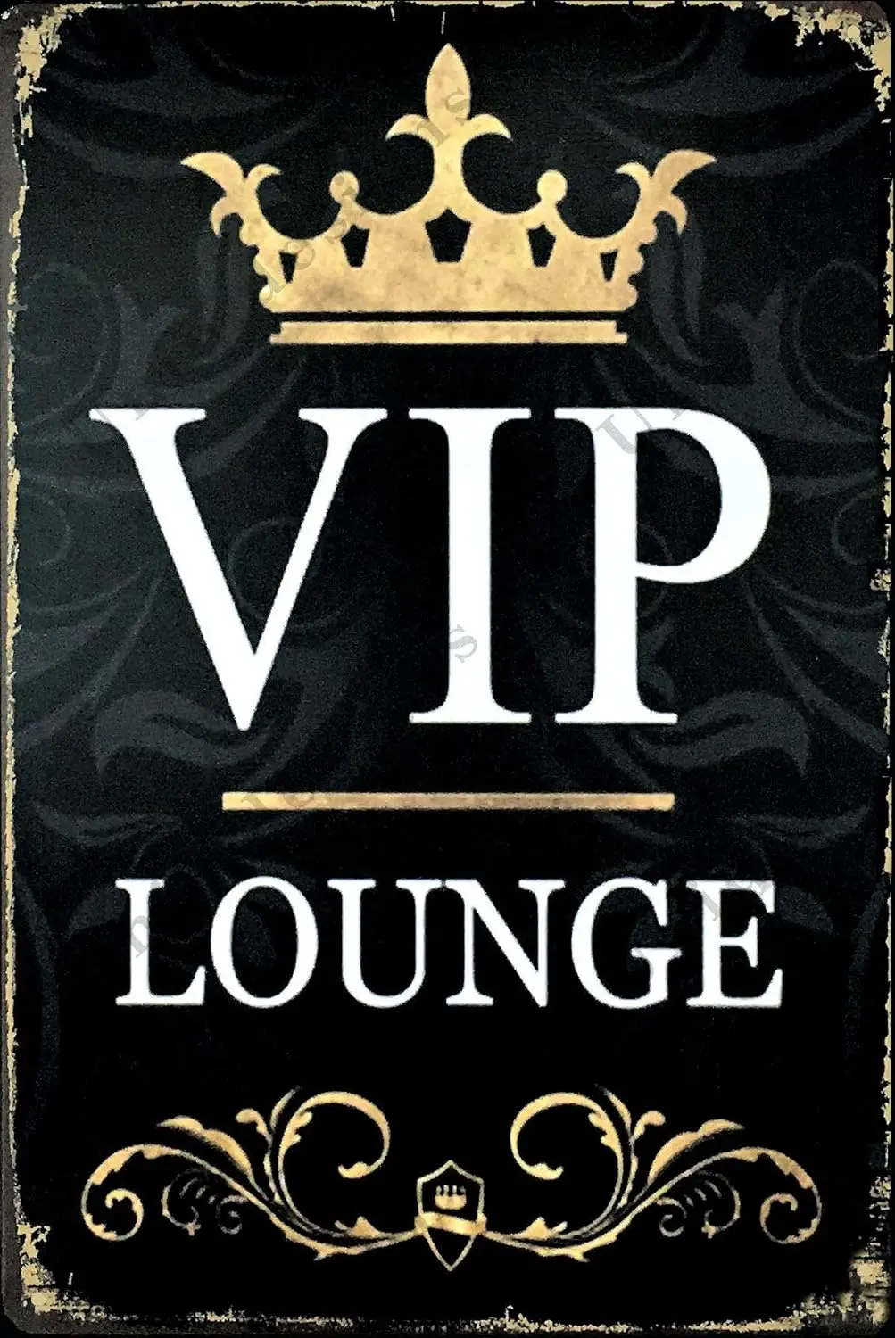 VIP Lounge Металлическая настенная жестяная вывеска Bar Настенная Декор Пивной бар