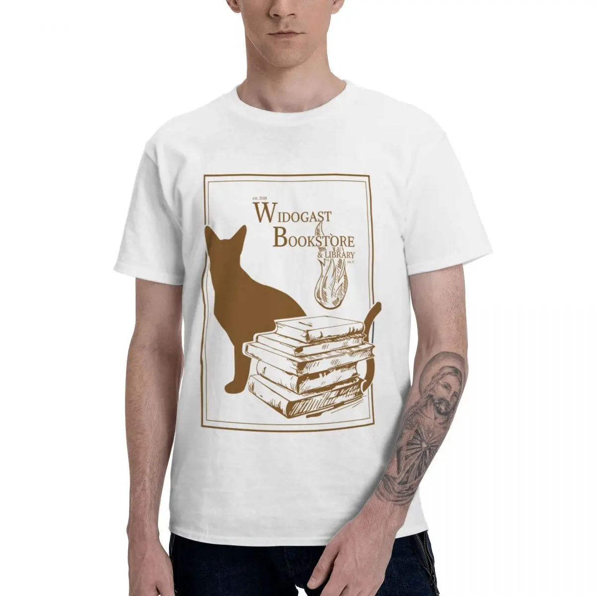 

Модная футболка Caleb Widogast из 100% хлопка, Мужская футболка с круглым вырезом и коротким рукавом, Повседневная футболка с капюшоном, летний Европейский размер