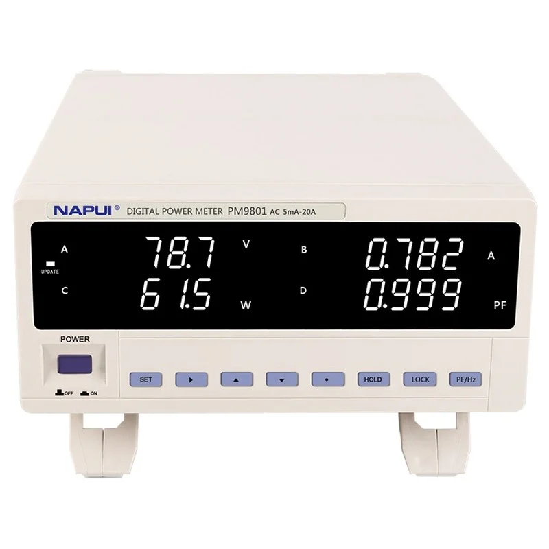 

Bench True RMS Voltage Current Power Factor Power Analyzer