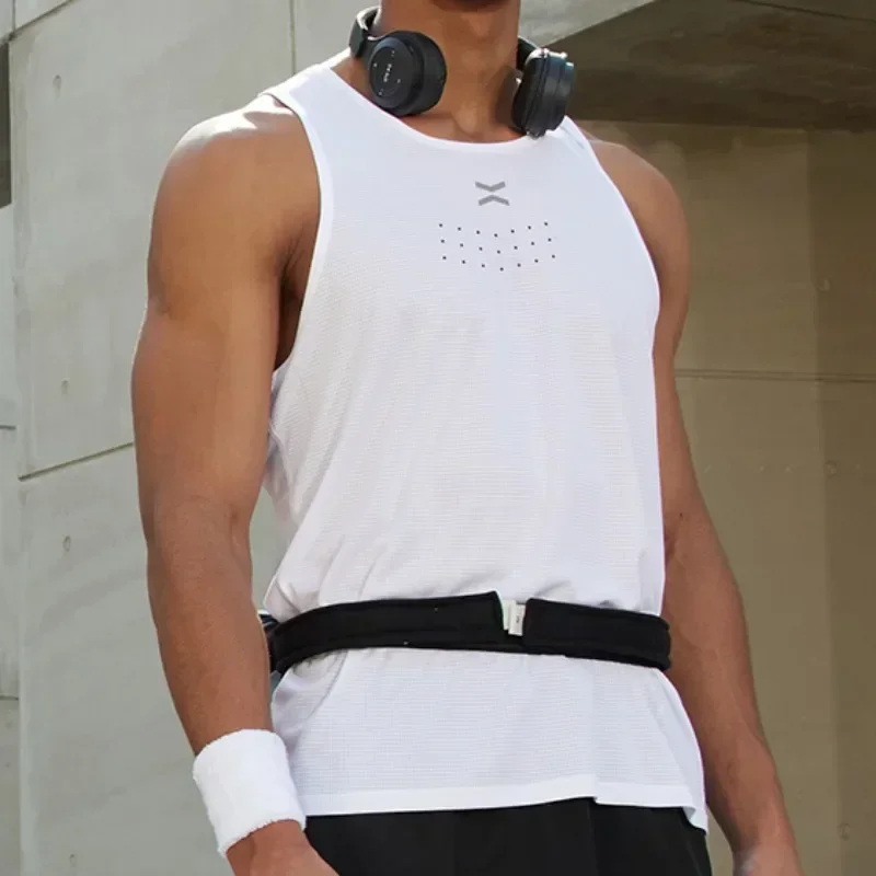Мужской летний жилет для бега марафона баскетбола спорта унисекс с короткими