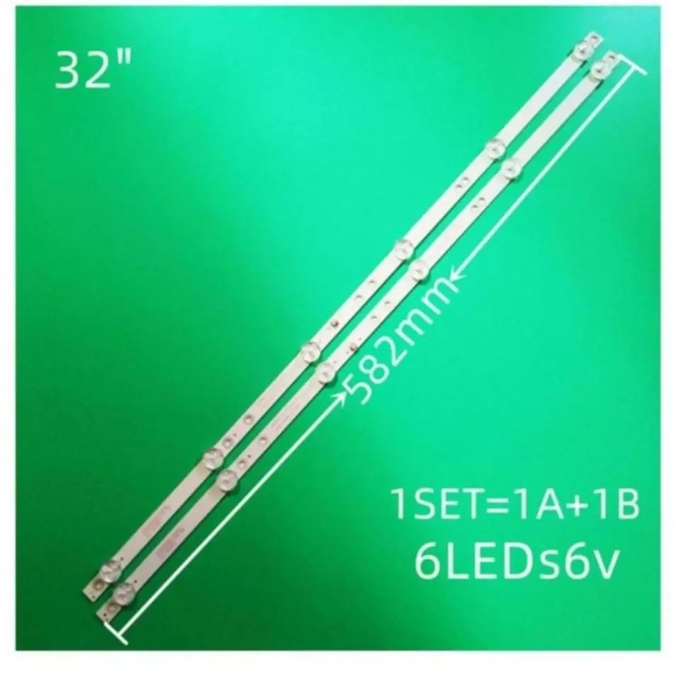 Светодиодная подсветка, лента для Toshiba 32S2855EC 32PHS4062/60, лампа для фотоаппарата PANASONIC, фонарь 2T-C32ACSA K320WDX A1 A2, 2 шт.