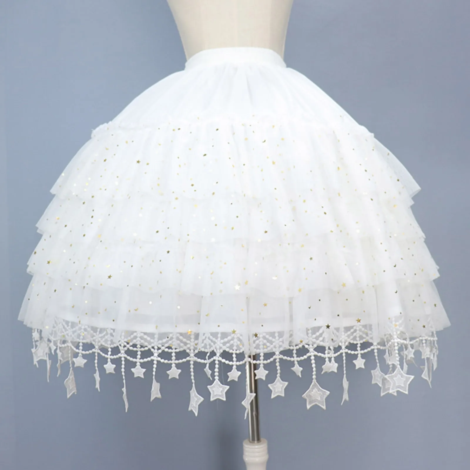 Женская юбка-пачка с цветочным принтом