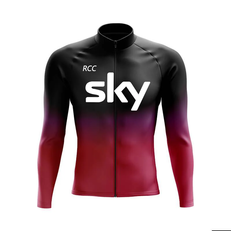 Мужской Велосипедный Трикотаж RCC SKY 2024 Топ С Длинными Рукавами Для Горного