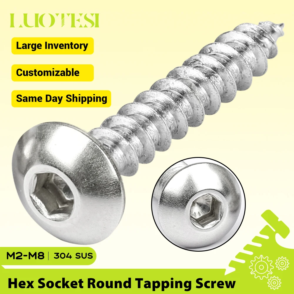 

Винты LUOTESI нержавеющая сталь M2-M8