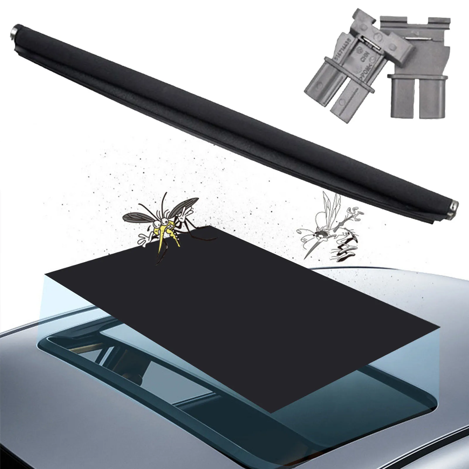 

Для Фольксваген ForAudi Q5 ForSharan ForTiguan, рулон светового затвора, солнцезащитный козырек для крыши автомобиля, строгий солнцезащитный козырек