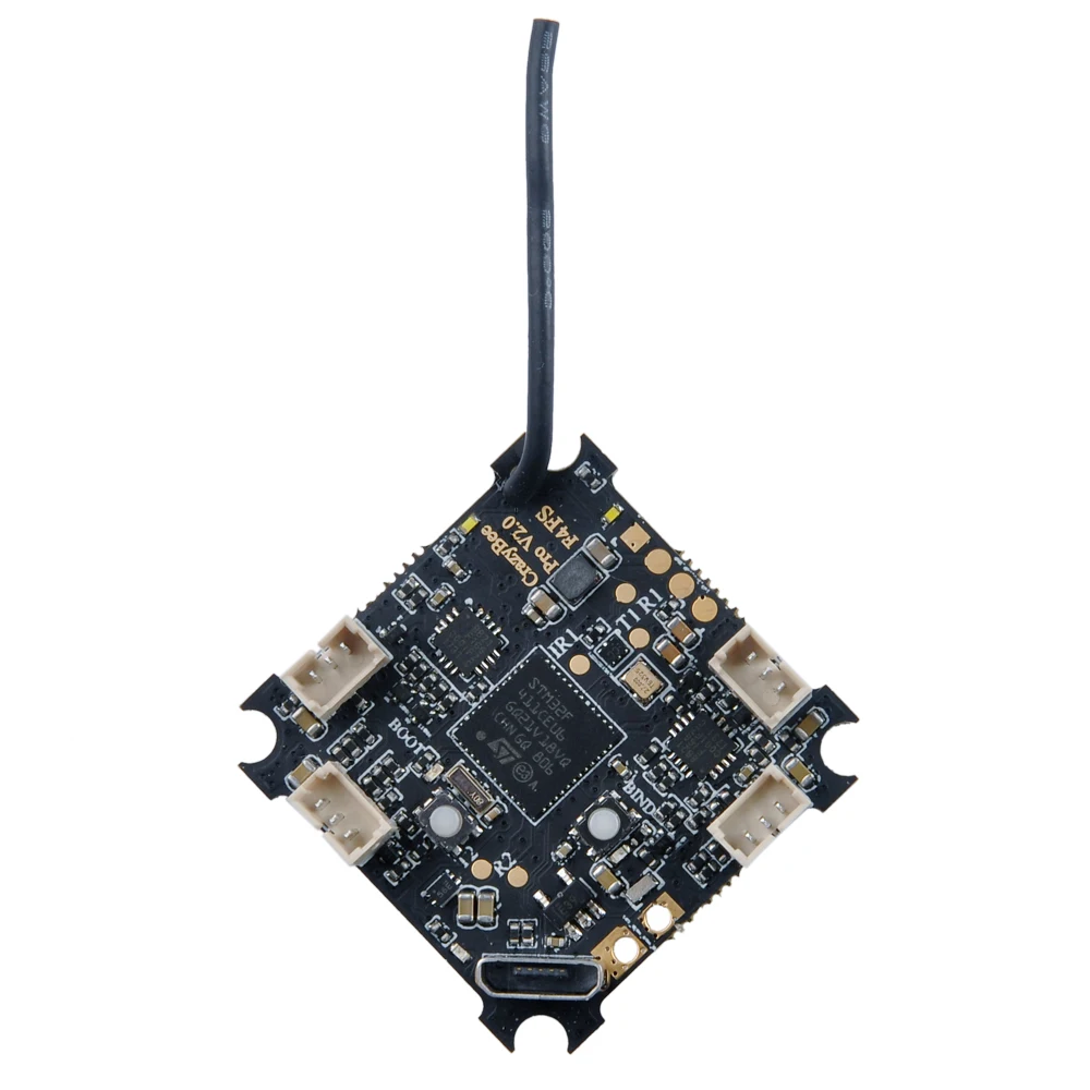 HappyModel Crazybee F4 Pro V2.0 Контроллер полета BLHELIS 5A ESC SPI приемники для FPV Tinywhoop Cinewhoop Drone Mobula7