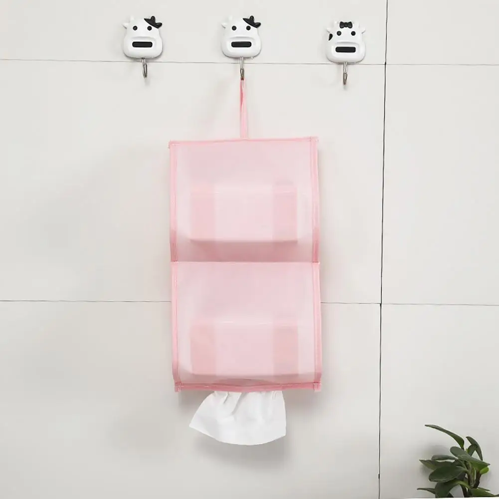 

Useful Toilet Paper Storage Pouch Washable Eco-friendly Toilet Paper Organizer for Bedroom Toilet Paper Hanging Bag
